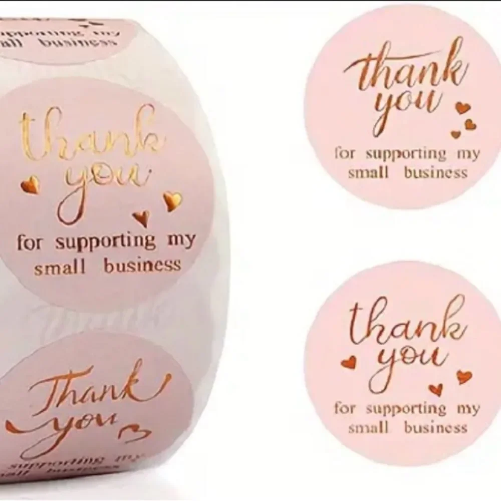 Reseller Shipping Bundle 540 pc Polymailers Stickers Bags Pink Small Business